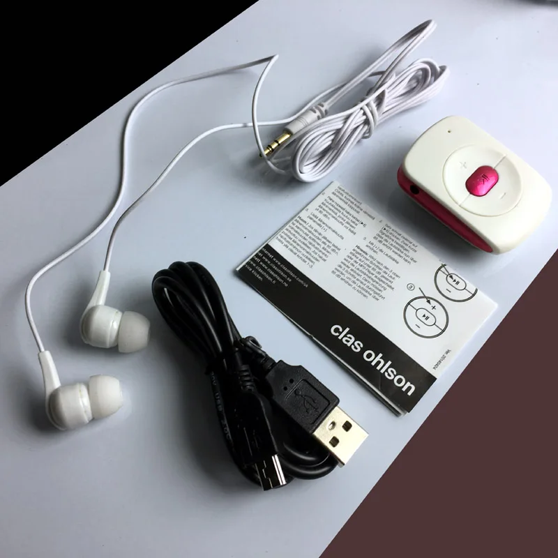 Высококачественный модный цифровой MP3-плеер с клипсой 4 Гб встроенный