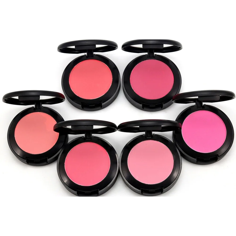 POPFEEL Макияж Румяна 6 Цвет румяна порошок нажата основой лицо макияж косметика
