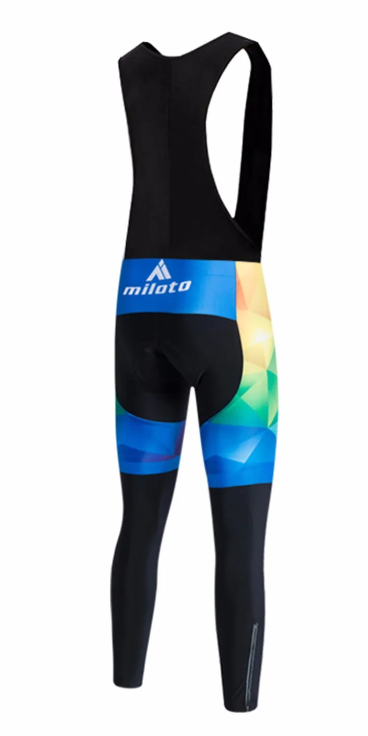 Miloto Men 2018 Coolmax Gel Pad Cycling Bib Pants MTB Bicycle Road Bike Ropa Ciclismo Clothing | Спорт и развлечения