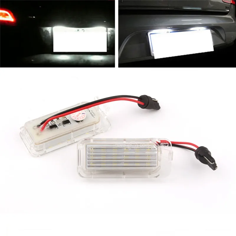 Светодиодный светильник для номерного знака 2 шт. яркий белый Ford Fiesta Focus Kuga Mondeo