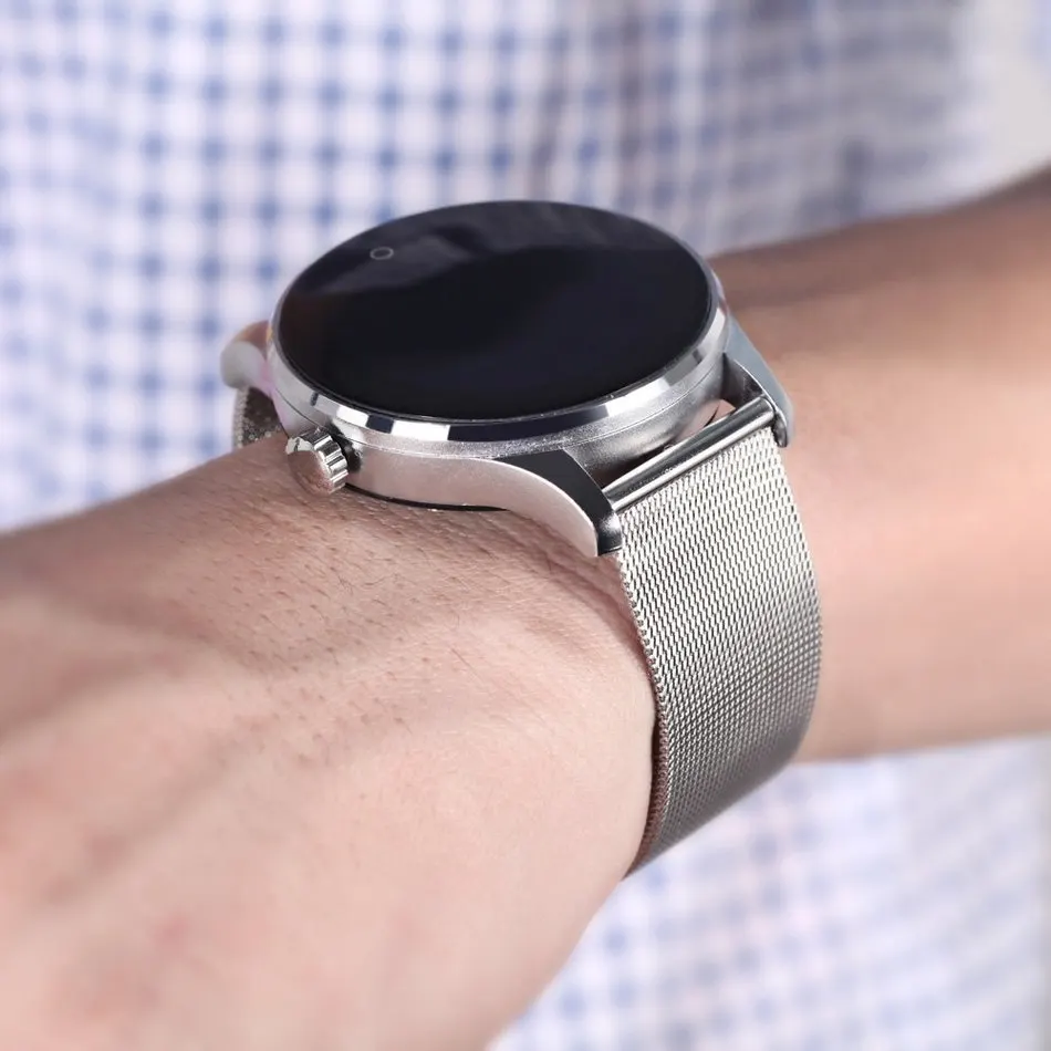 Hiwego мужские модные спортивные Смарт-часы K88H Bluetooth монитор сердечного ритма Удаленная камера push-сообщения для Android IOS умные часы