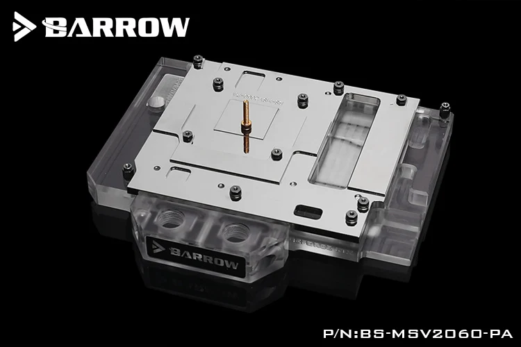 Объемный блок Barrow для графического процессора MSI GeForce RTX 2060 VENTUS XS C 6G /OC графическая