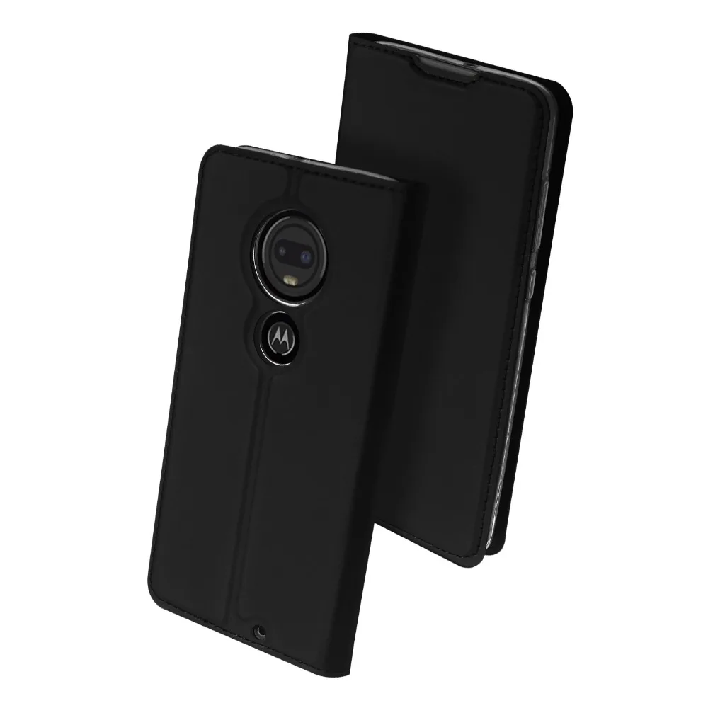 DUX DUCIS Чехол бумажник из искусственной кожи для Moto G7 роскошный чехол книжка с
