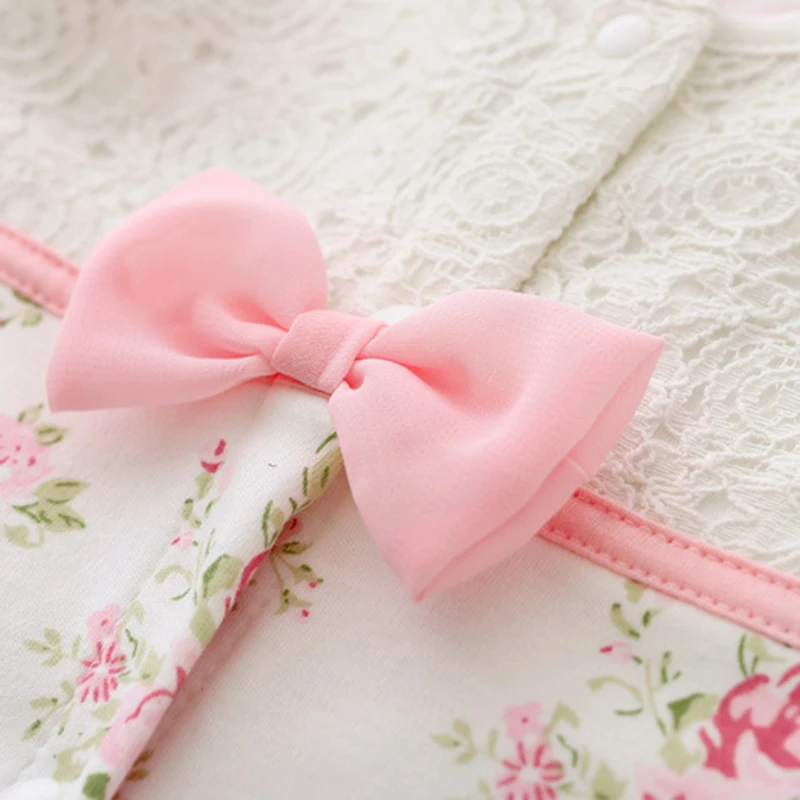 Комплекты для маленьких девочек от 0 до 10 месяцев кружевные цветочные