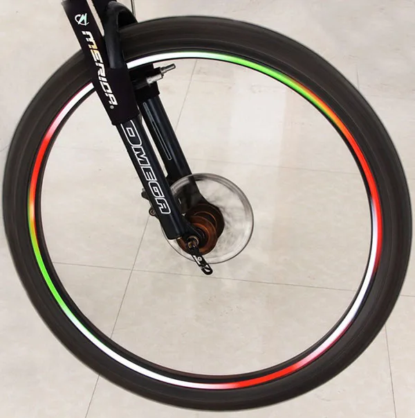 Флуоресцентные велосипедные наклейки для колес мотоцикла MTB Горный Дорожный