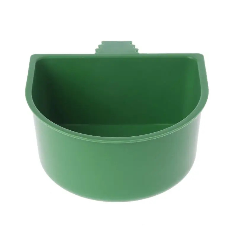 

Plastic Parrot Feeder Food Water Bowl Pigeons Birds Cage Sand Cup Feeding