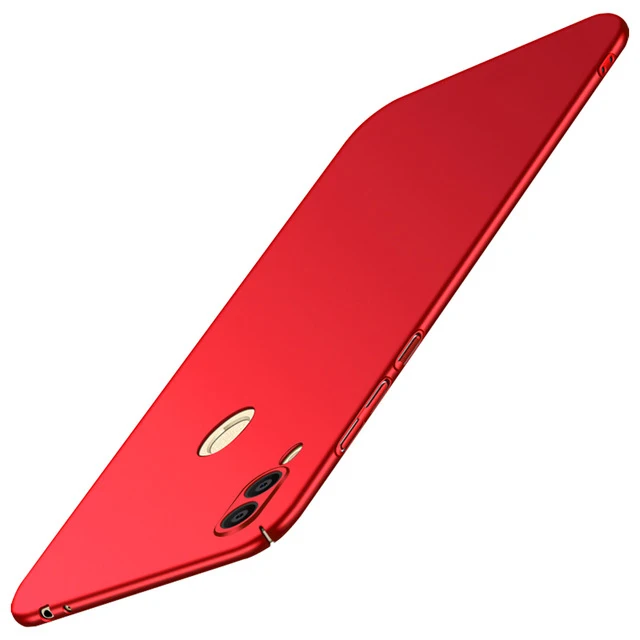 Красный Полный корпус покрытие чехол для телефона для huawei Honor 8S 8A Pro 8C 8X8 Pro Honor 8 8X ультра тонкий матовый Жесткий PC задний Чехол - Цвет: Красный