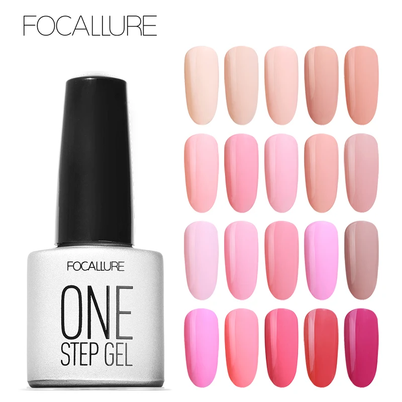 FOCALLURE Гель лак для ногтей 3 в 1 УФ гель маникюра отмачиваемый лак|one step gel|gel in 1art gel |