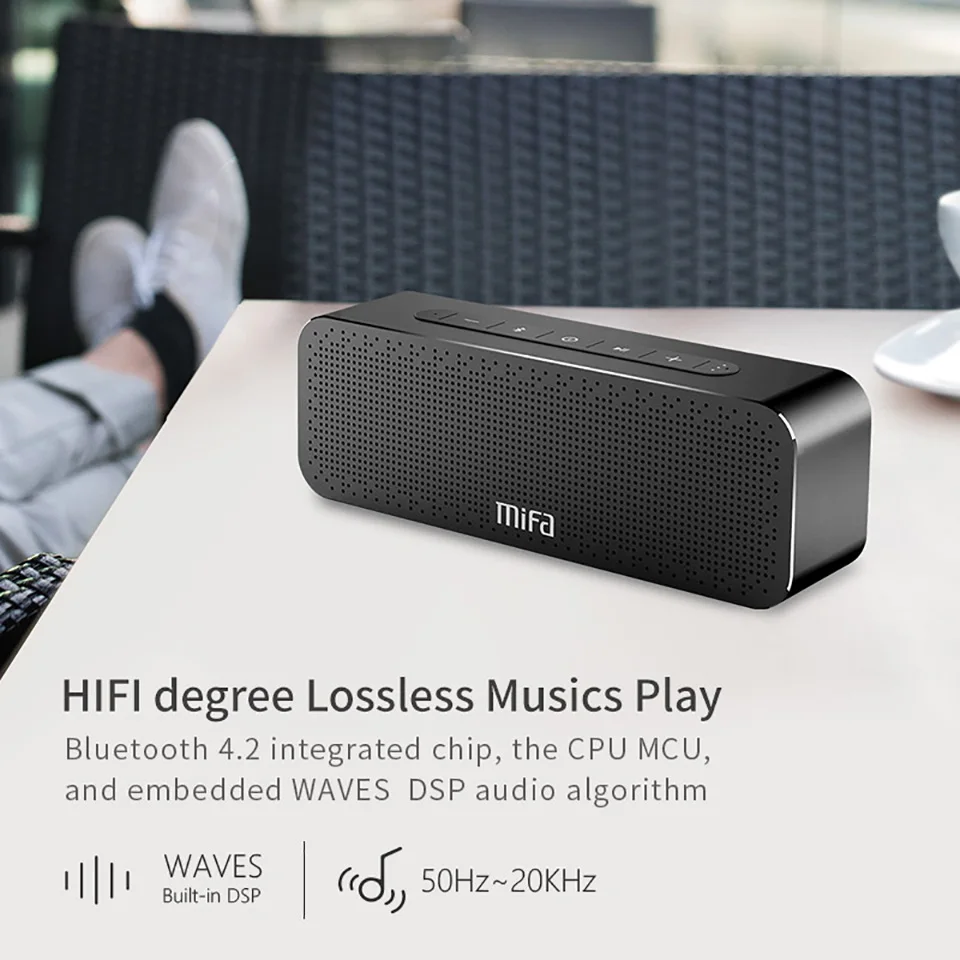 MIFA Металл Портативный 30 Вт Bluetooth динамик с супер бас беспроводной динамик Bluetooth 4,2 3D цифровой Бумбокс Колонка громкий динамик