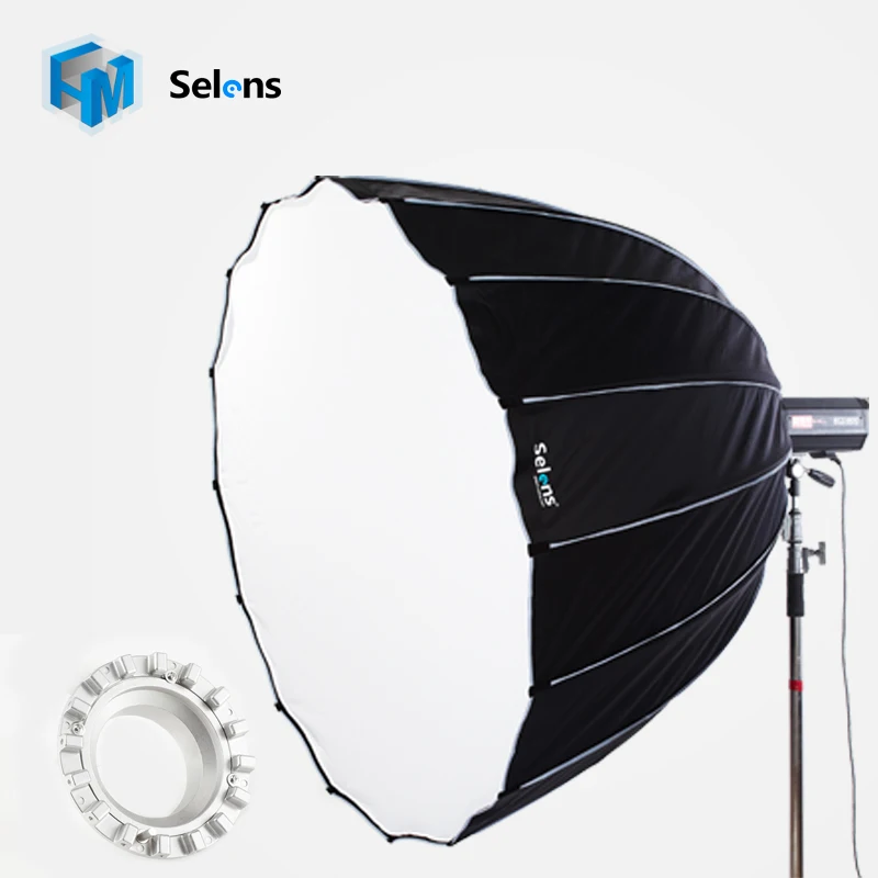 

Selens 90cm 120cm 150cm 190cm With Bowens Mount Hexadecagon Umbrella Flash Softbox Fotografia Light Box For Camera Speedlite