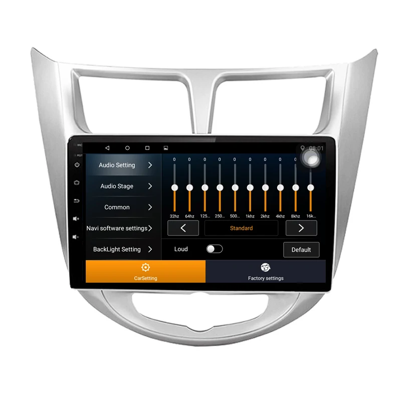 Автомобильный GPS навигатор 10 2 дюйма для Hyundai Verna Solaris Accent четыре ядра Android 9 1 ГБ ОЗУ