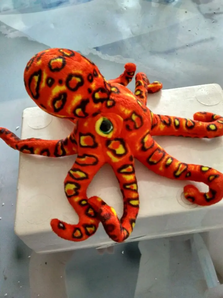 

new creative plush octopus toy new orange octopus doll about 36x32cm