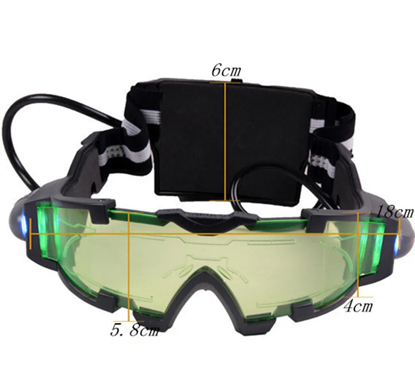 Детские очки ночного видения регулируемая эластичная лента для игрушка на день