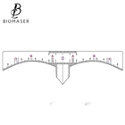 110 шт одноразовая полупостоянная линейка для бровей Макияж для бровей инструмент для измерения бровей направляющая линейка для бровей микроблейдинг каллипер трафарет