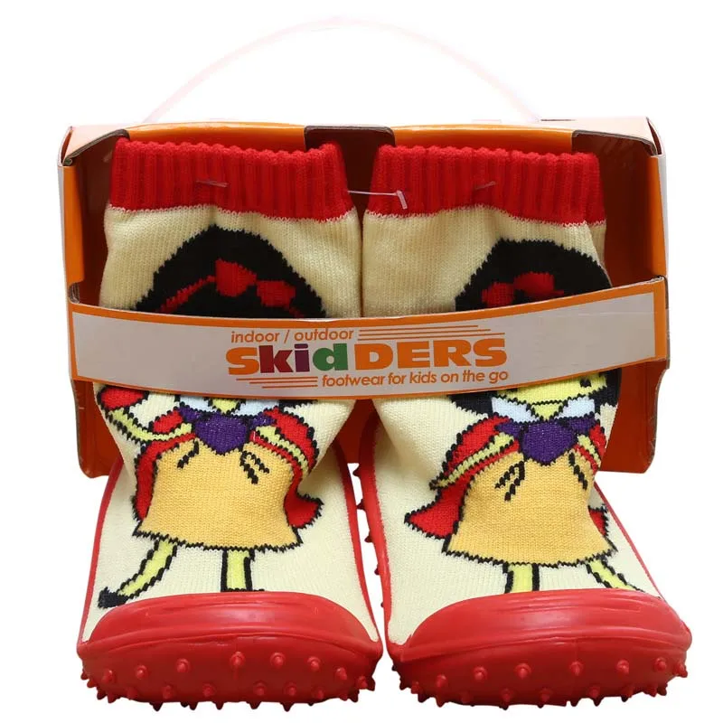 KiDaDndy/Нескользящие прогулочные носки для маленьких девочек мягкая резиновая