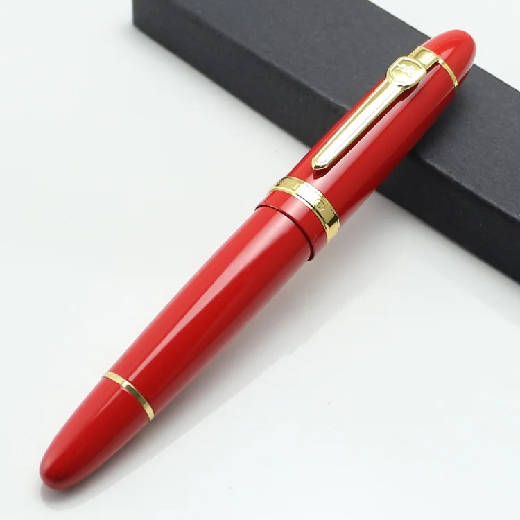 7 JINHAO 159 модные канцелярские принадлежности черные металлические авторучки серебряный зажим высокого качества Школьные офисные поставки подарочные ручки - Цвет: 7