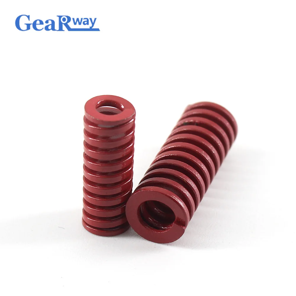 

Gearway Red Die Spring Long 38% Compression Ratio Mold Spring TM18x60/18x65/18x70/18x95/18x100mm Mould Die Compression Spring