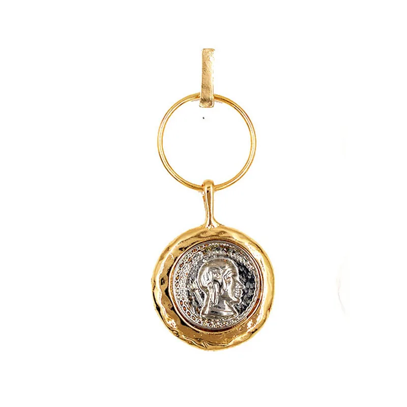 AJ-ER84229/TRACYSGER/Европейская и американская ретро монета рельеф портрет doulecoin голова