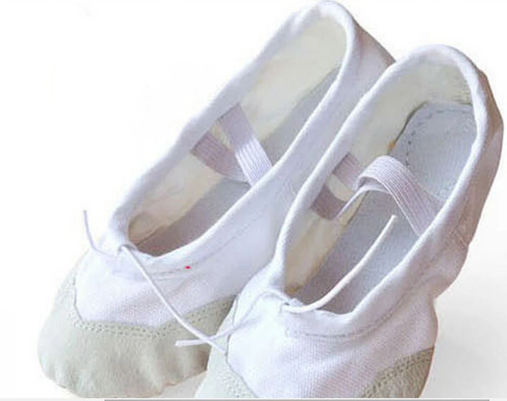 girls ballet shoes soft sole suede pad children for dancing ladies women red black white pink | Детская одежда и обувь