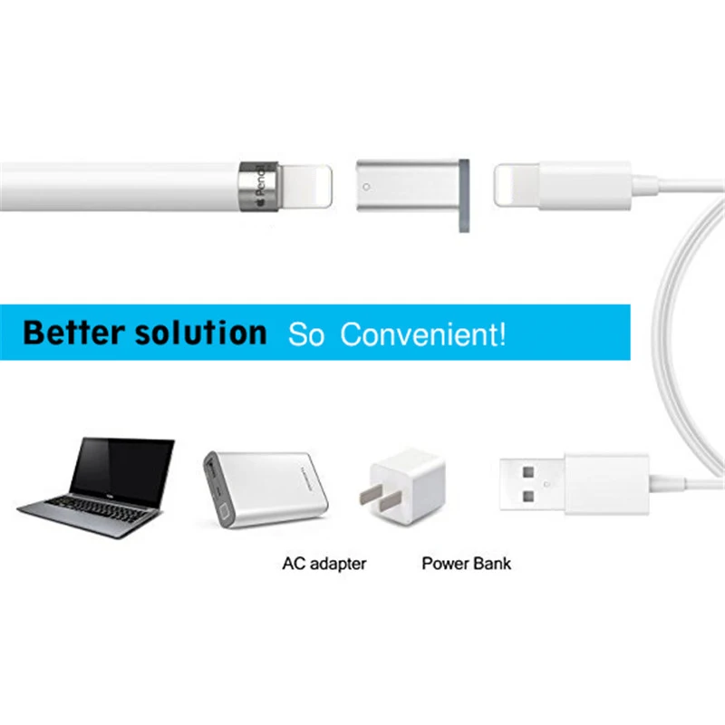 Портативный адаптер зарядного устройства конвертер для Lightning Женский к USB