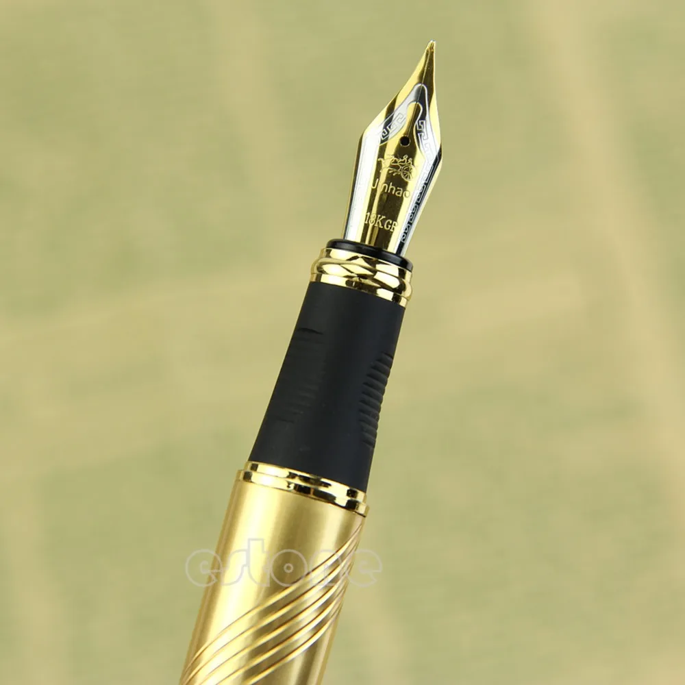 

New X450 golden Twist Carven B Nib metal Fountain Pen
