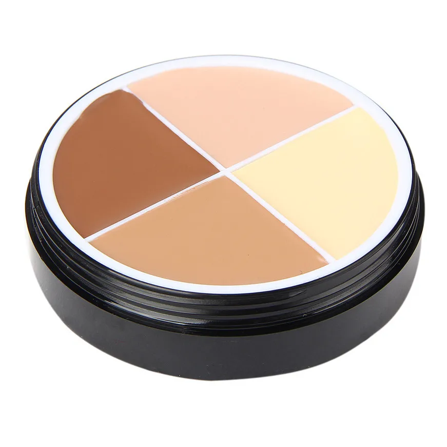 2017 4 цвета Пудра для лица крем Contour Pro макияж консилер Палетка камуфляж