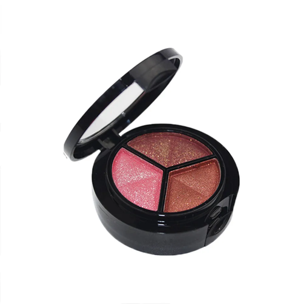 3 цвета Тени для век Палитры Смоки матовые тени Макияж инструмент