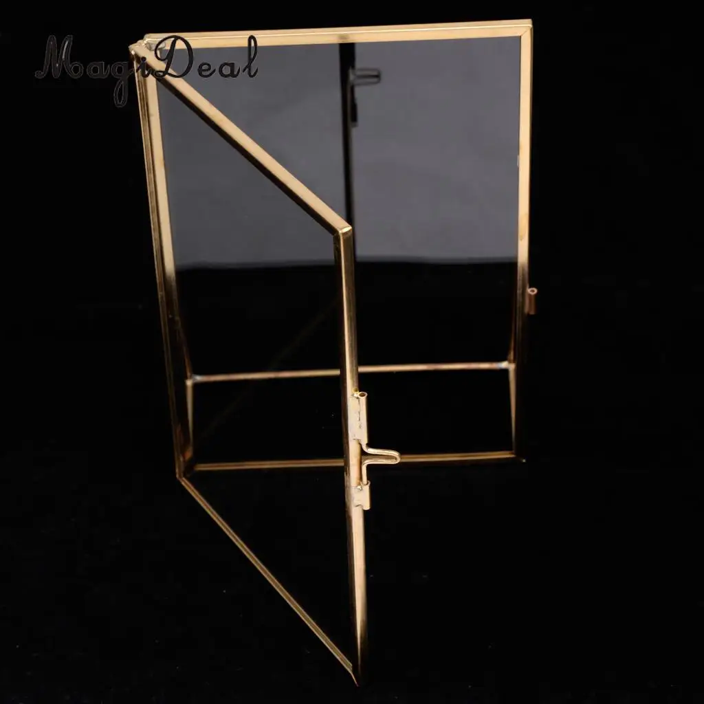 2 шт./компл. античное золото Стеклянная фоторамка портрет украшение для дома|photo