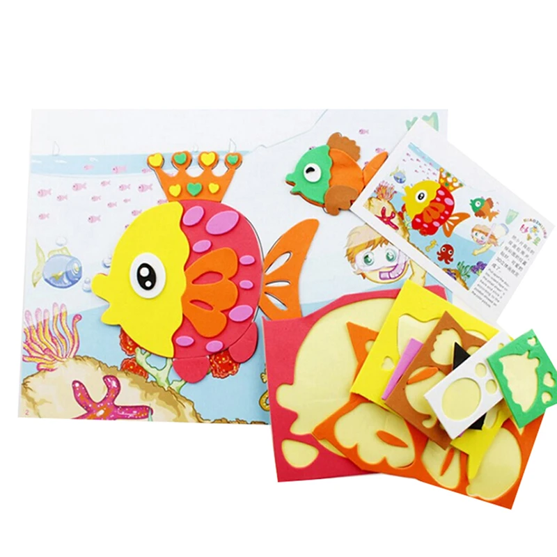 Детский подарок на день рождения сделай сам мультяшное животное 3D наклейка из