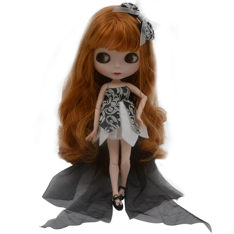 

Шарнирная кукла Blyth, кукла Neo Blyth, Обнаженная кукла с матовым лицом, можно сменить макияж и платье, DIY, 1/6 шарнирные куклы SO16