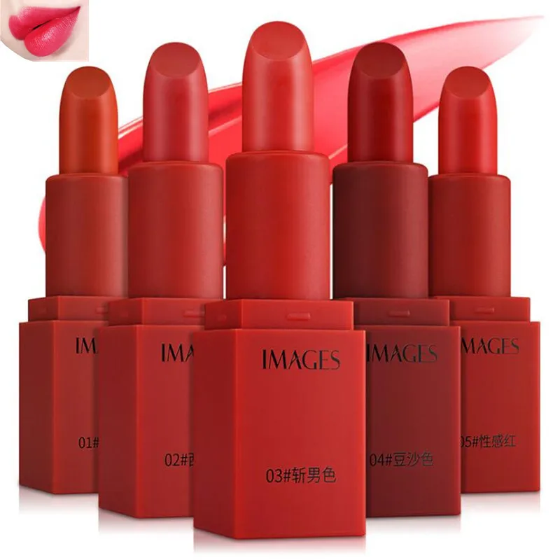 5 шт. Увлажняющая помада косметический набор для макияжа lipbalm Multicolor Makeup kit, питательная помада, набор цветов, легко носить бальзам для губ, губ