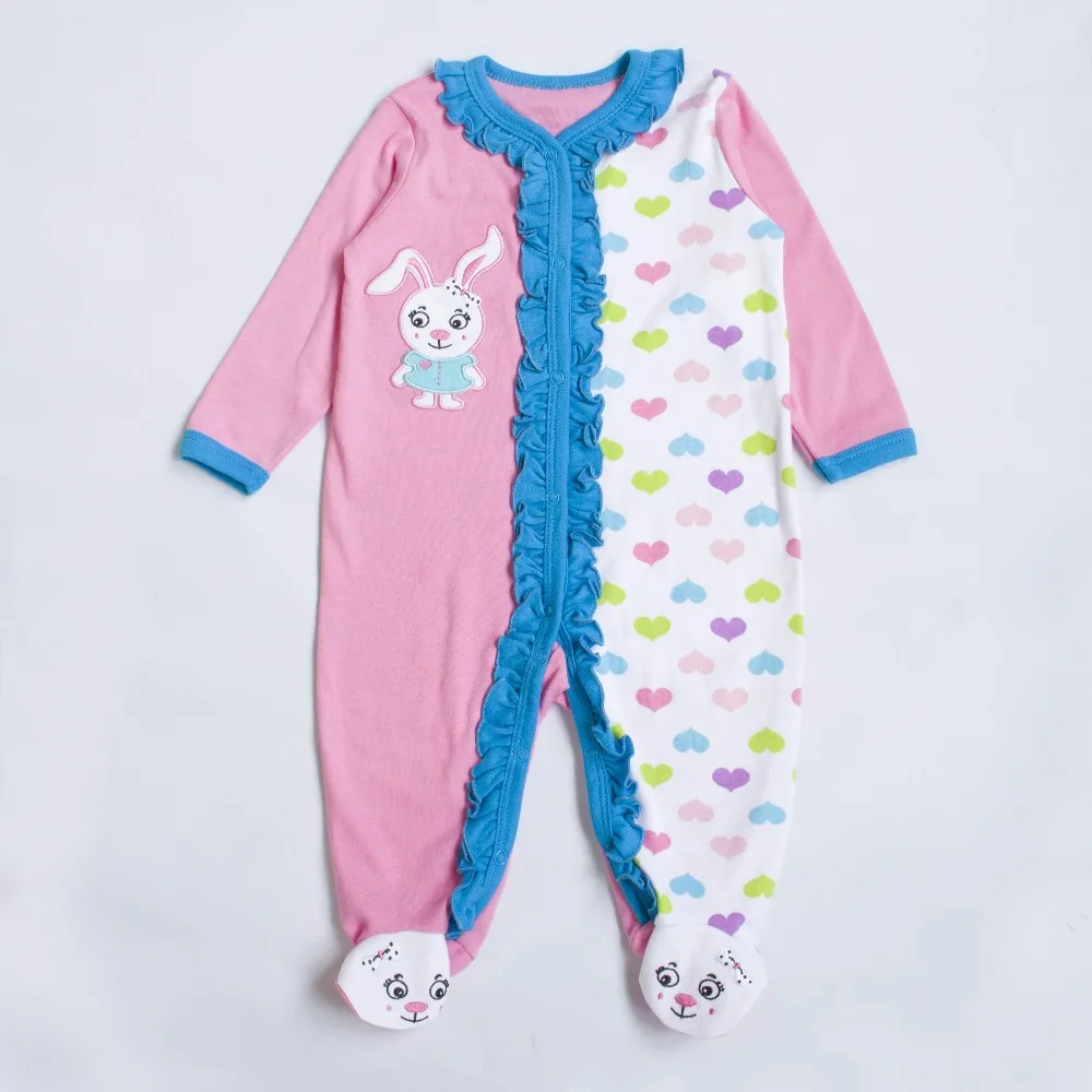 Новинка 2019 модный однобортный Детский комбинезон с круглым вырезом и длинными