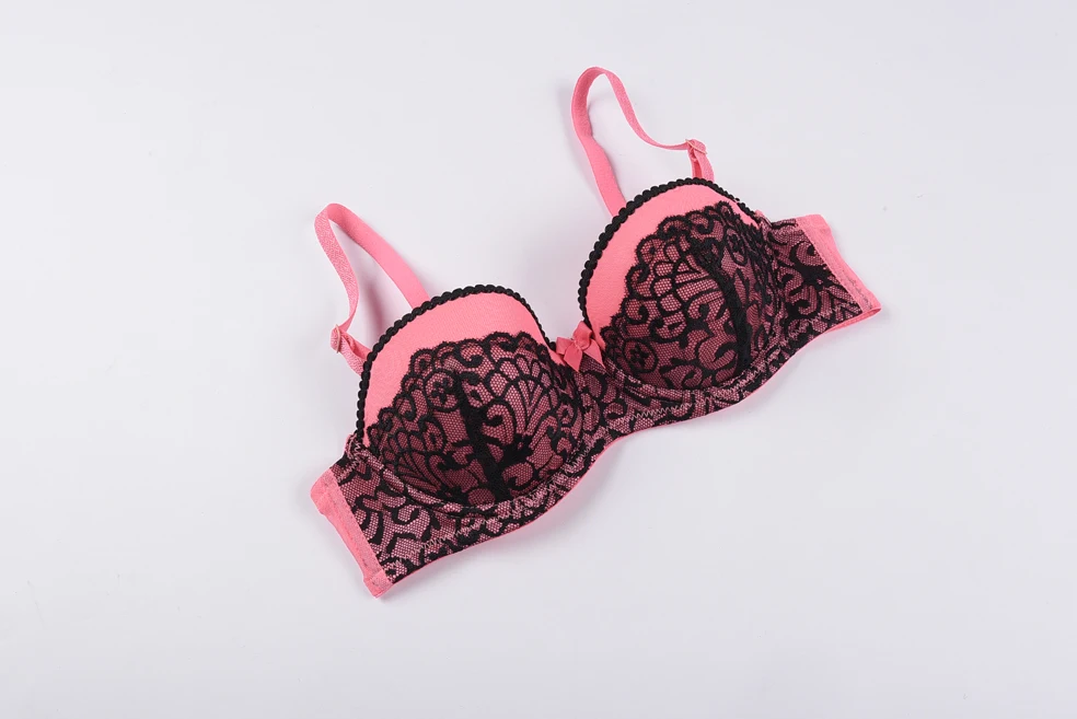 [Retail& Wholesale] VS New Sexy Bra Set Push Up Lace Deep V ABC Cup Women's Underwear Sets Sexy Lingerie Set For Girls