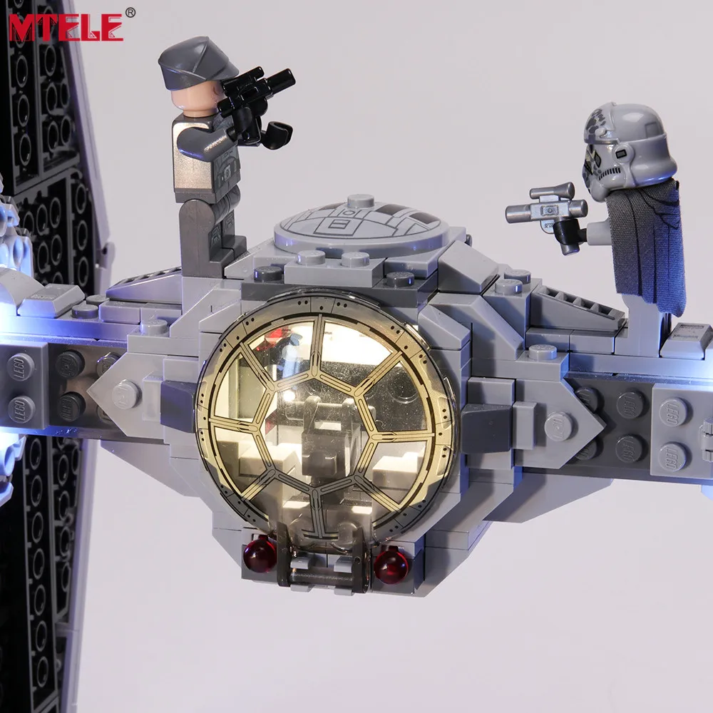 MTELE брендовый светодиодный светильник Up Kit Игрушка для имперского TIE Fighter светильник ing набор совместим с 75211(не включает модель