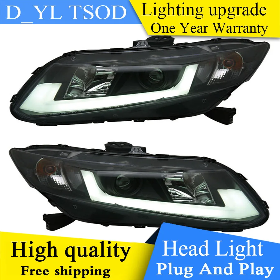 Для Honda Civic фары проектора HID ближний свет с биксеноновой линзой подходит для