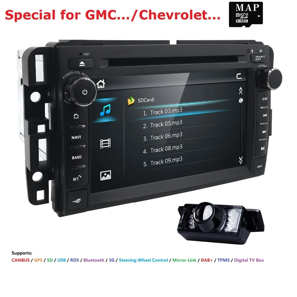 Авто Radio2 автомобильный dvd плейер din для GMC Yukon Denali Acadia Savana Сьерра Chevrolet Express траверс