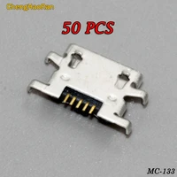 chenghaoran 50pcslot micro usb jack connector female 5 pin charging socket for sony xperia m c1904 c1905 c2004 c2005