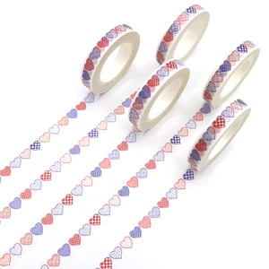 1 шт. клейкие ленты Lovely Heart ожерелье с клейкой наклейки для скрапбукинга украшения офисная Липкая лента канцелярских принадлежностей 10 м * 8 мм