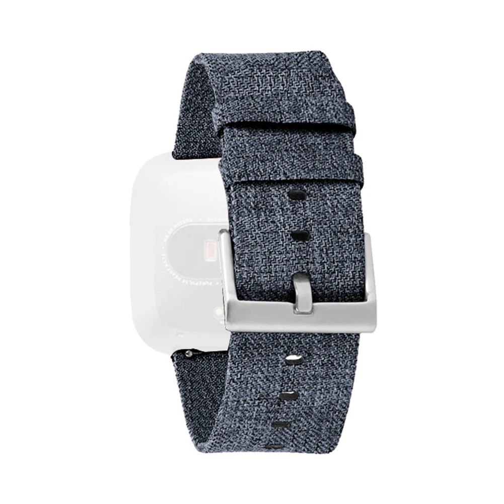 Премиум Холст Замена спортивные часы-браслет ремешок для Fitbit Versa Lite браслет 8 цветов