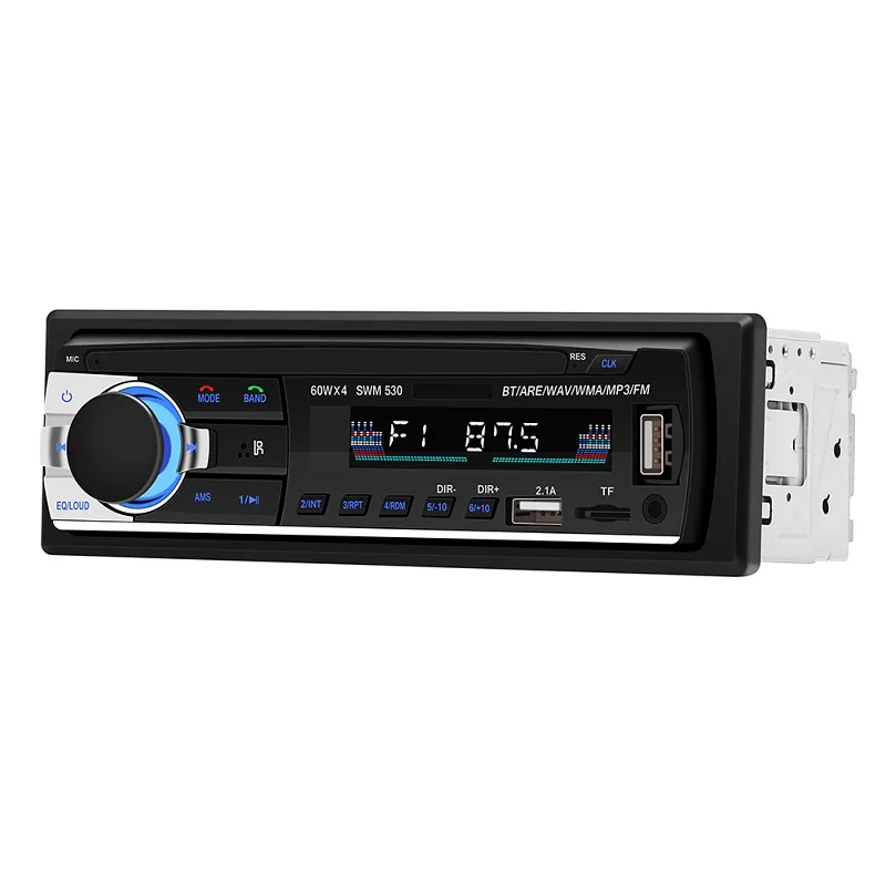 LaBo Авторадио SWM-530 12 В в автомобиля Радио Bluetooth 1 din стерео S AUX-IN FM/USB/приемник MP3 мультимедийный плеер автомобиля аудио