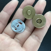 10 sets 14mm18mm magnetic metal snaps fasteners bag purse clasps sewing buttons for handbag craft sewing leather coat buttons