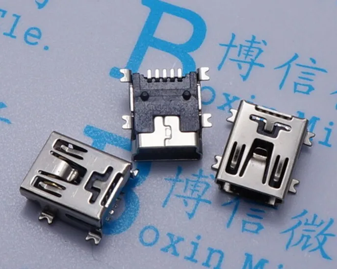 

20pcs Mini USB connector SMD USB Data interface 5PIN 5 needle mini Micro usb socket Free shipping