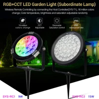 9w15w rgbcct led garden light subordinate lamp dc24v smart dimmable waterproof led landscape light can app2 4g remote control