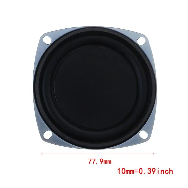 2PCS Bass Speaker 77.9mm Vibrating Vibration Membrane Passive Woofer Radiator Diaphragm DIY Repair Kit | Электроника
