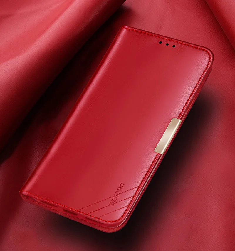 DZGOGO чехол из натуральной коровьей кожи для samsung Galaxy S9 Plus роскошный Магнитный чехол-кошелек