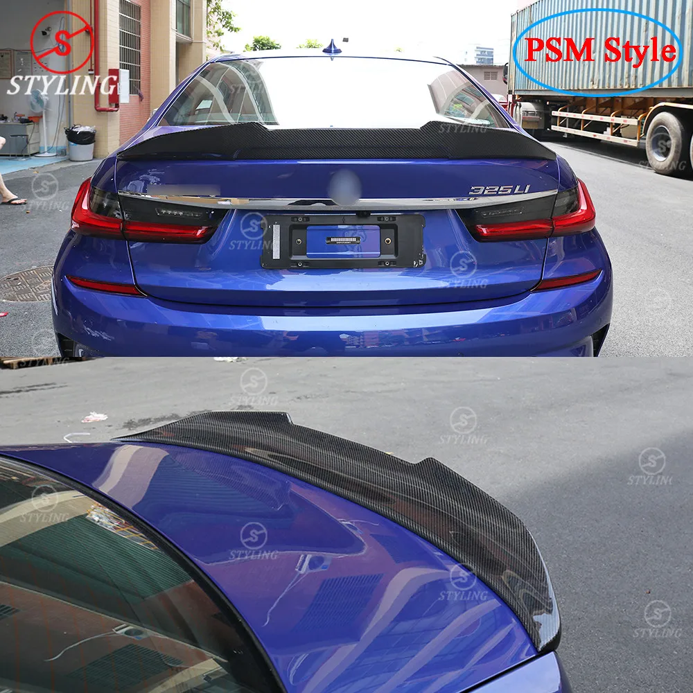 M340i 330i спойлер из углеродного волокна для BMW Новинка 3 серии G20 заднего багажника