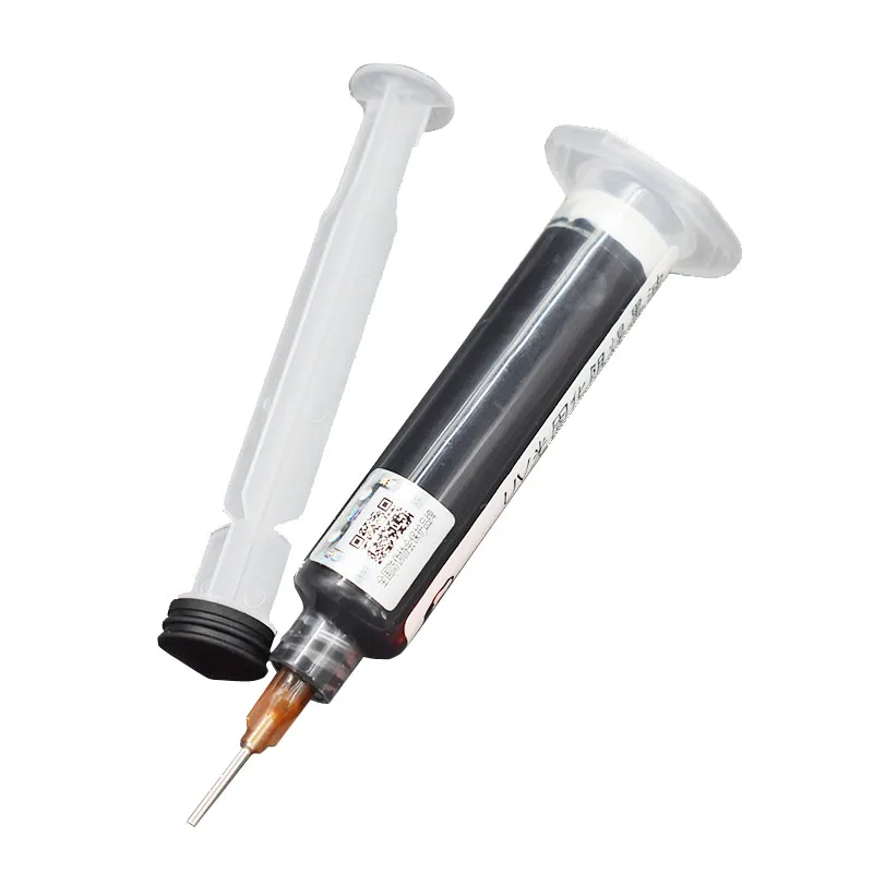 5 Color UV Curable Solder Mask 10CC for PCB Circuit Board Protect Soldering Paste Flux Oil With Neddle And Syringe Push