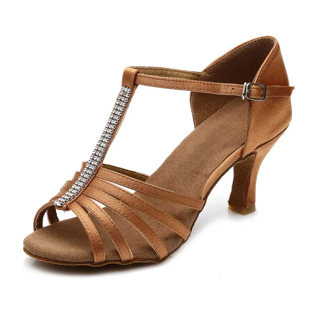 Женские туфли для бальных танцев латиноамериканских обувь сальсы Каблук 5 см/7 см