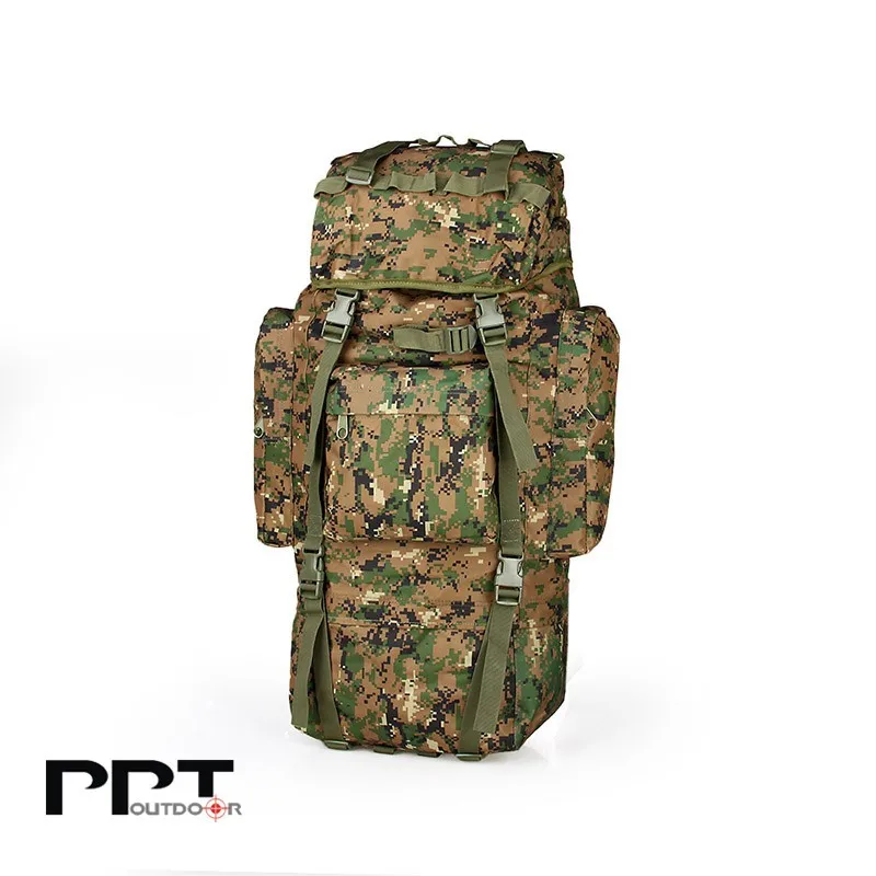 E.T Дракон 65L металлический стальной каркас супер светильник Molle водонепроницаемый нейлоновый мешок водонепроницаемый чехол маслостойкий охотничий мешок PP5-0055