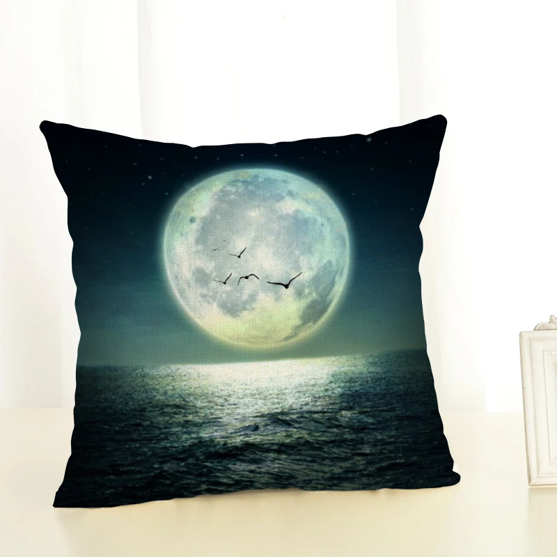 2019 живописный пляжный бросок наволочка для дома диван спинка украшение 3D Париж |